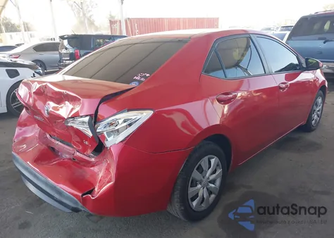 2015 Toyota Corolla Le z USA, uszkodzony, nr VIN 5YFBURHE4FP232987